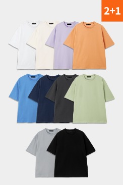 [누적판매 16만장 기념 2+1 추가할인] 22SS 수피마 쿨맥스 티셔츠 10color - 더니트컴퍼니